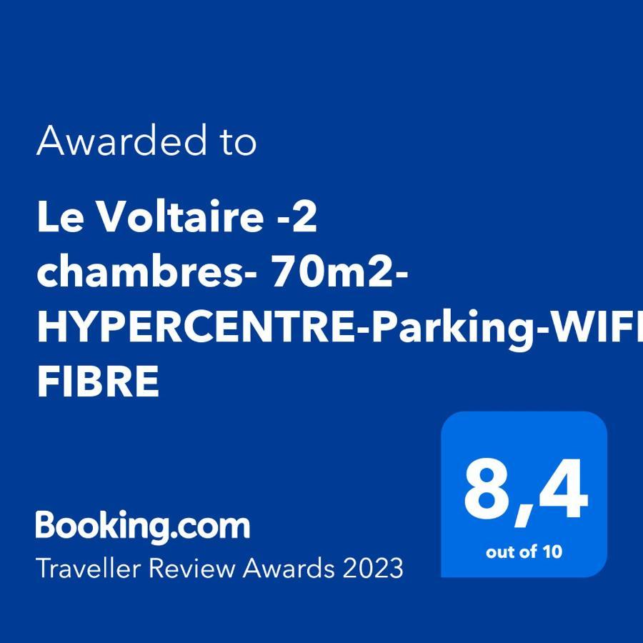Le Voltaire -2 Chambres- 70M2- Hypercentre-Parking-Wifi Fibre- Nouvelle Literie Тарб Екстер'єр фото